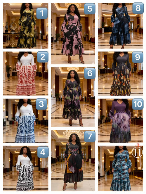 Botanical Bloom Midi Dress